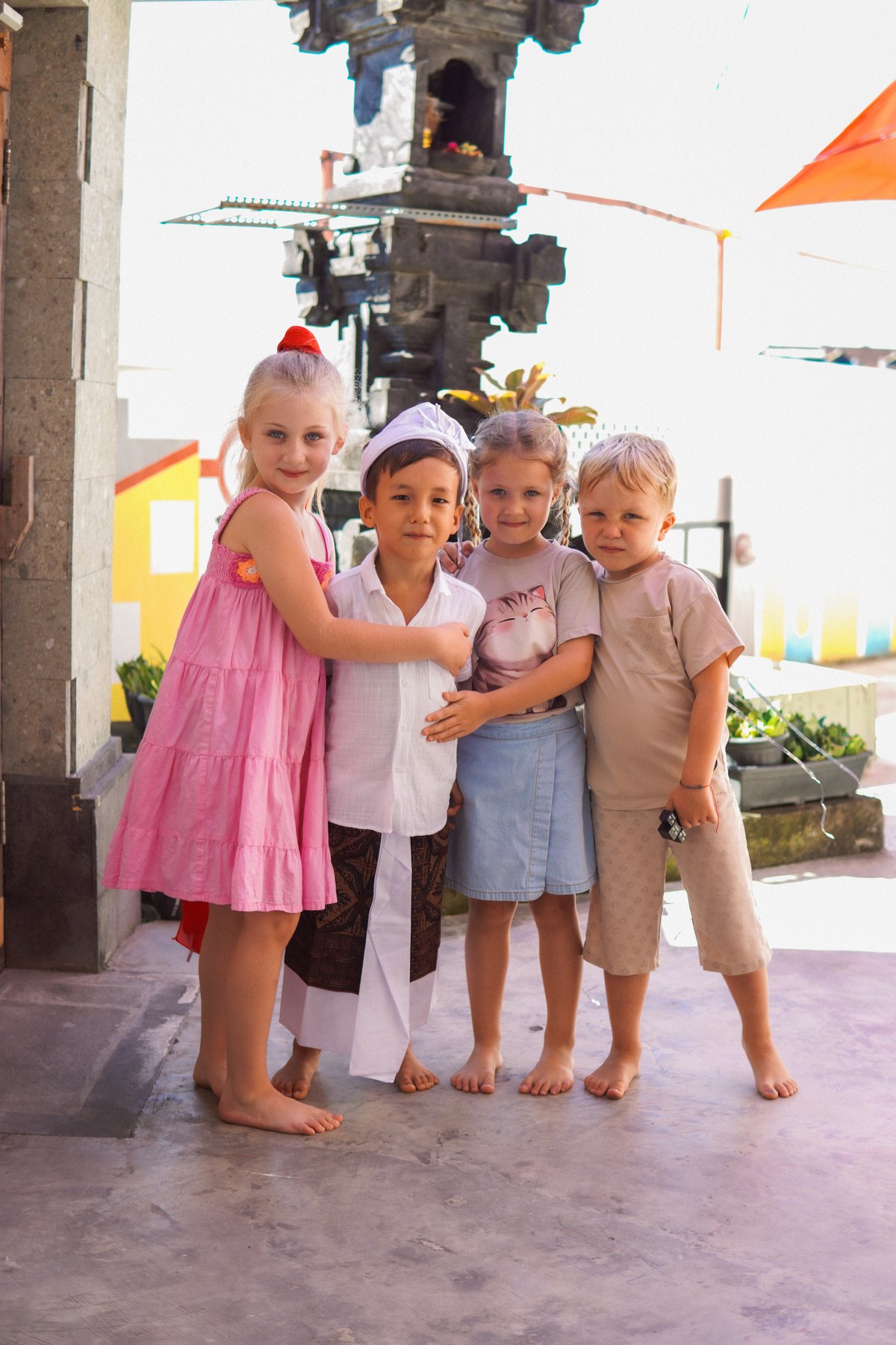 Children at the Canggu branch